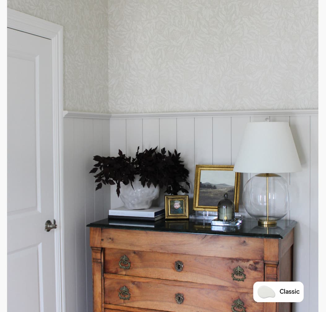 Entryway painted in Classic Entryway painted in Classic