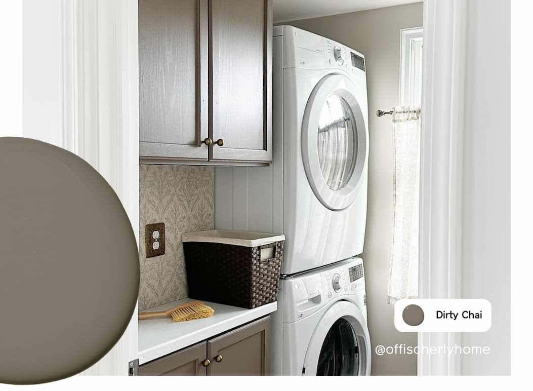 Laundry room featuring Dirty Chai