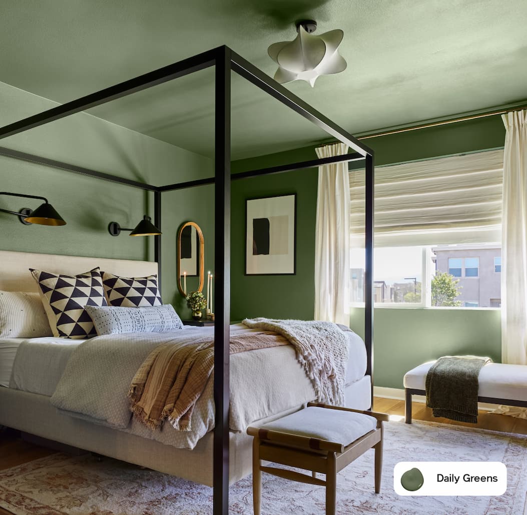 Bedroom featuring Daily Greens