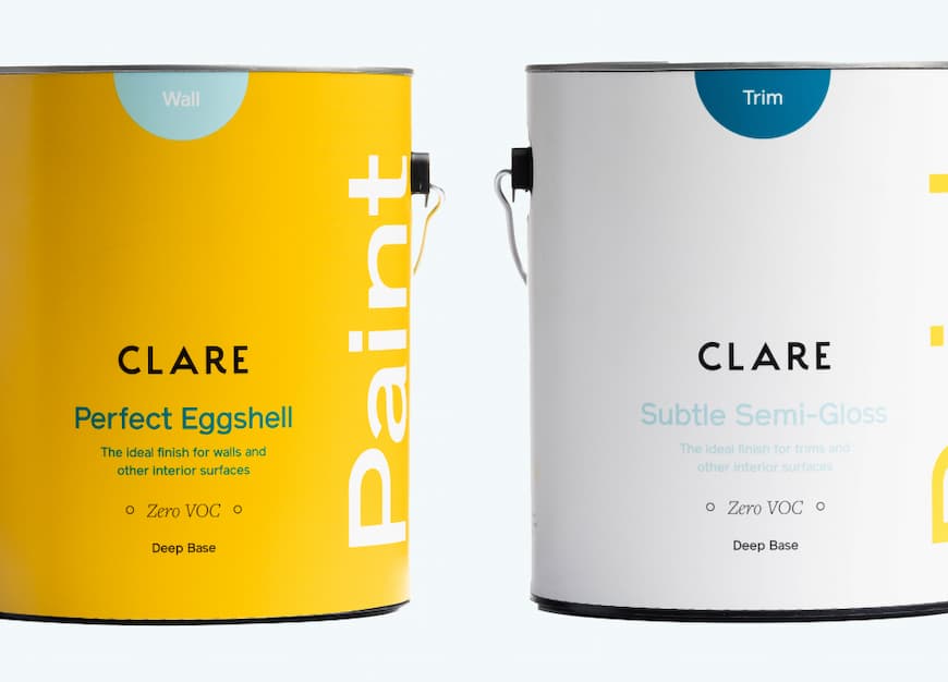 Eggshell and semi-gloss finishes