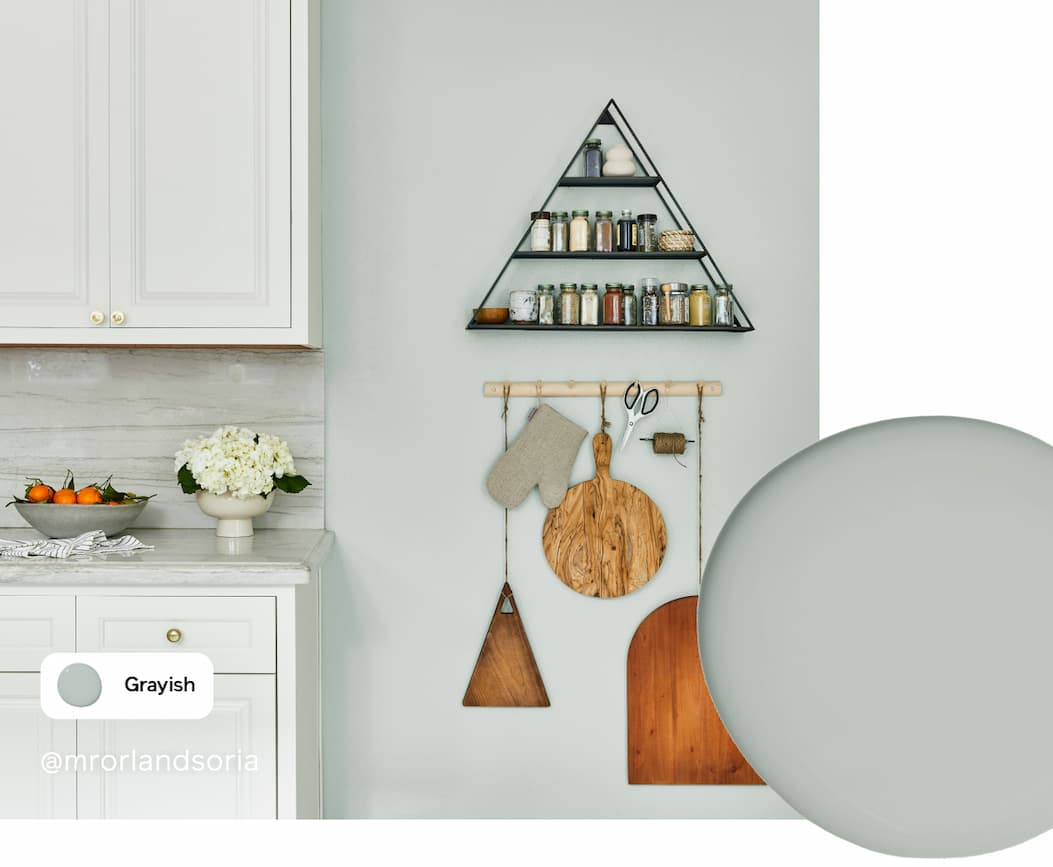 Kitchen featuring Grayish