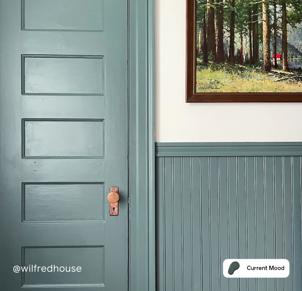 Interior door featuring Current Mood