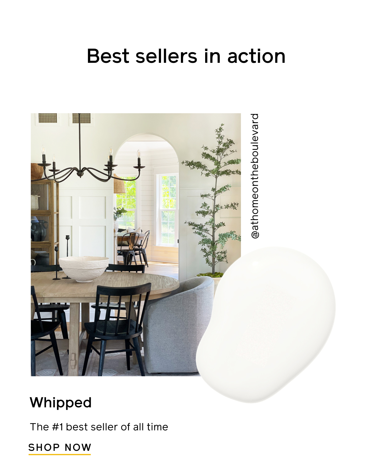 Best sellers in action. Whipped. The #1 best seller of all time. Shop now