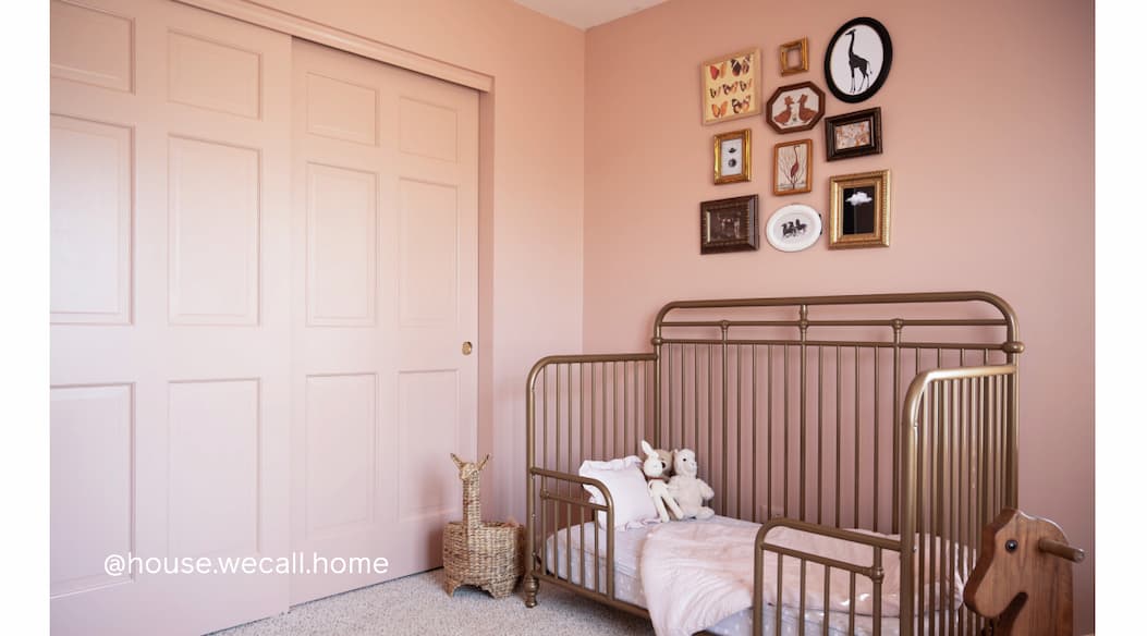 Kid's room painted in Meet Cute