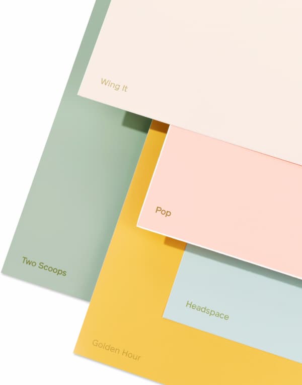 Peel & stick swatches