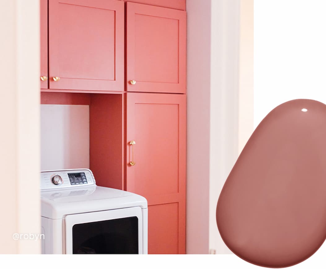 Laundry room featuring Pink Sky