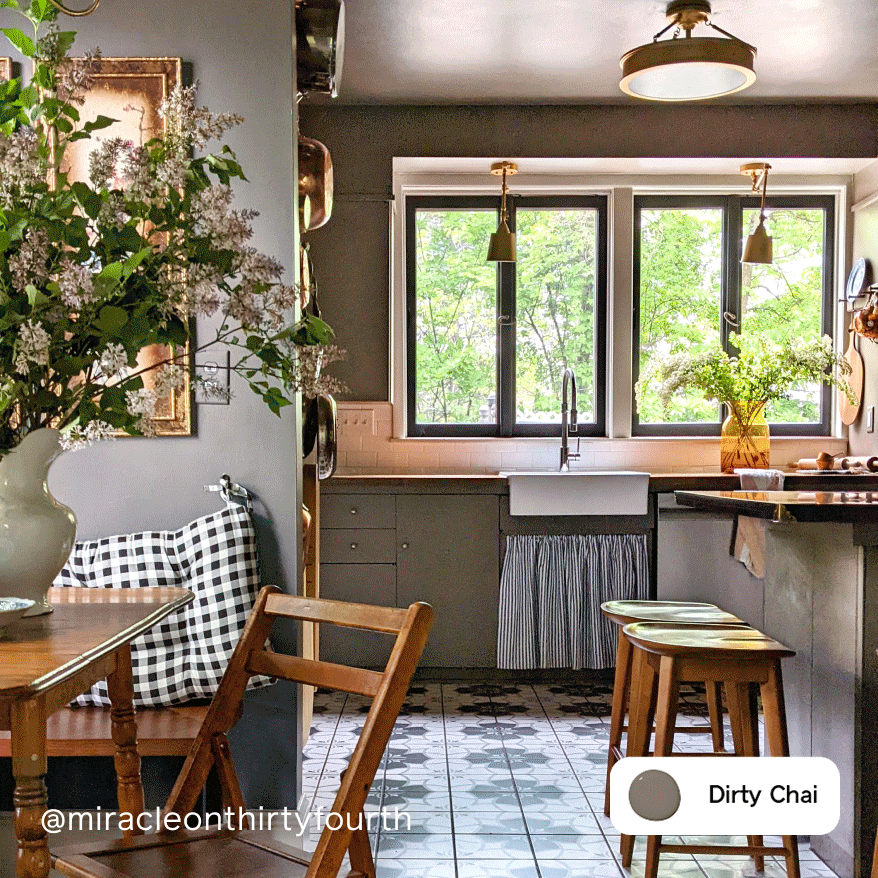 Before and after gif of Clare painted spaces