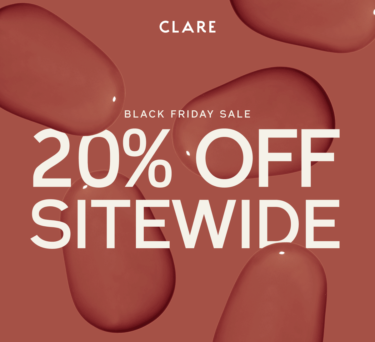 BLACK FRIDAY SALE: 20% OFF SITEWIDE