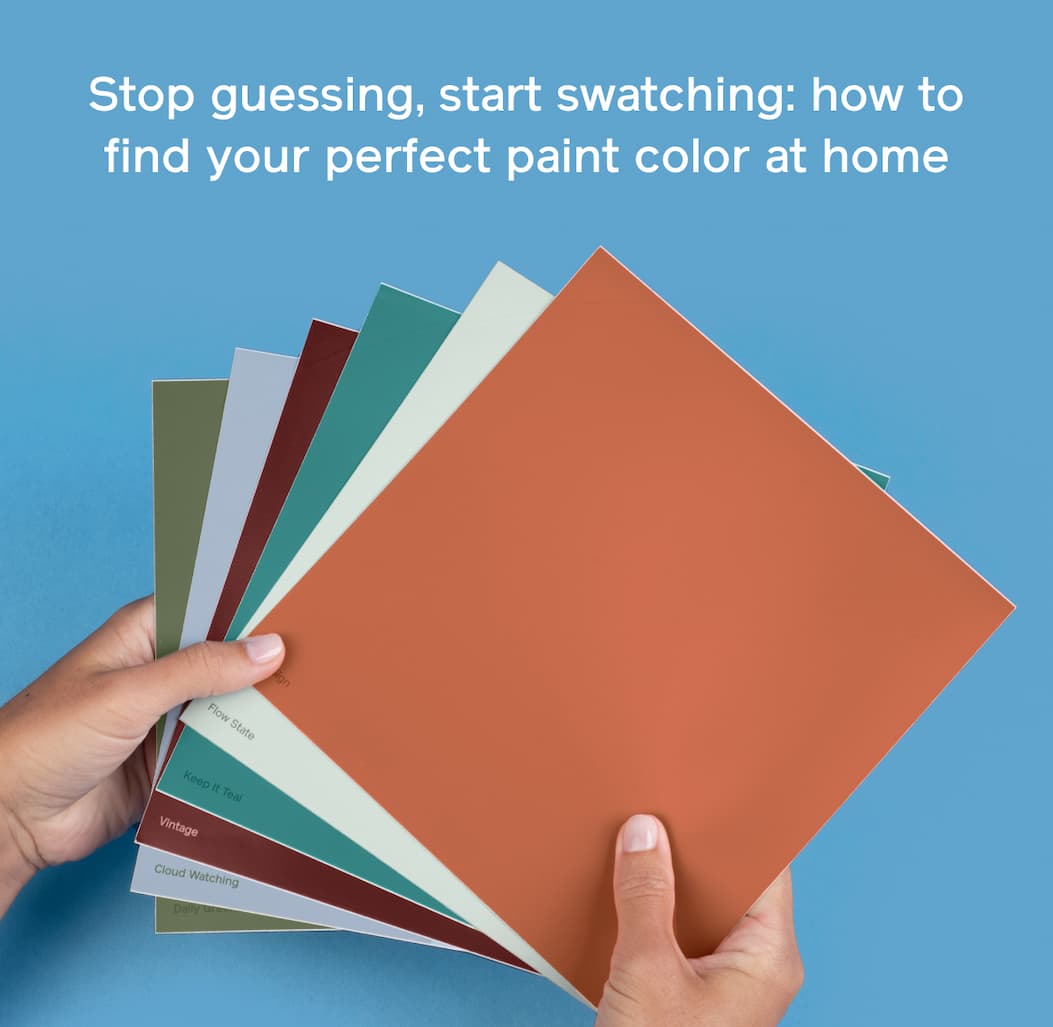 Stop guessing, start swatching: how to find your perfect paint color at home