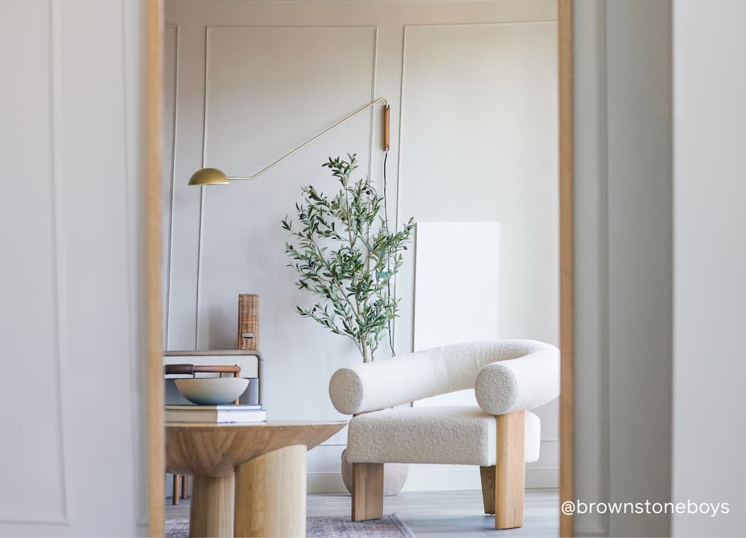 Living room featuring warm beige paint color Beigeing Living room featuring warm beige paint color Beigeing