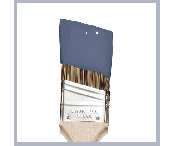 Blue'd Up: A rich blend of purple-ish blue paint color.