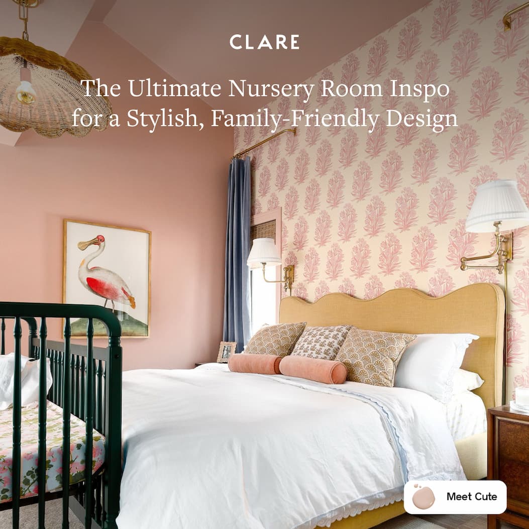 Nursery painted in Meet Cute Nursery painted in Meet Cute