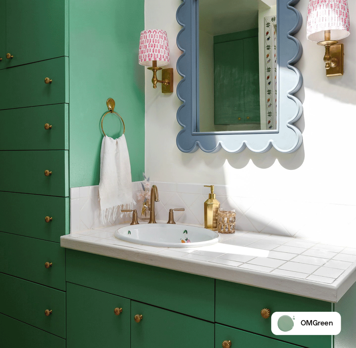 Clare painted rooms featuring OMGreen, Meet Cute and Rain Check