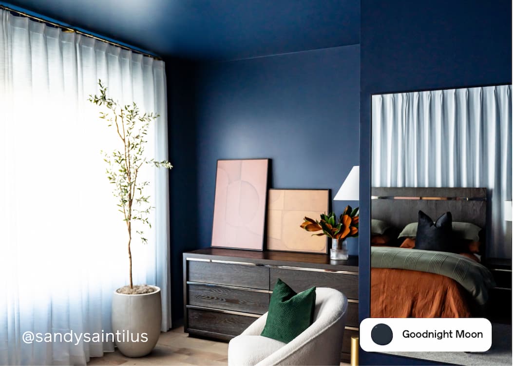 Bedroom featuring Goodnight Moon