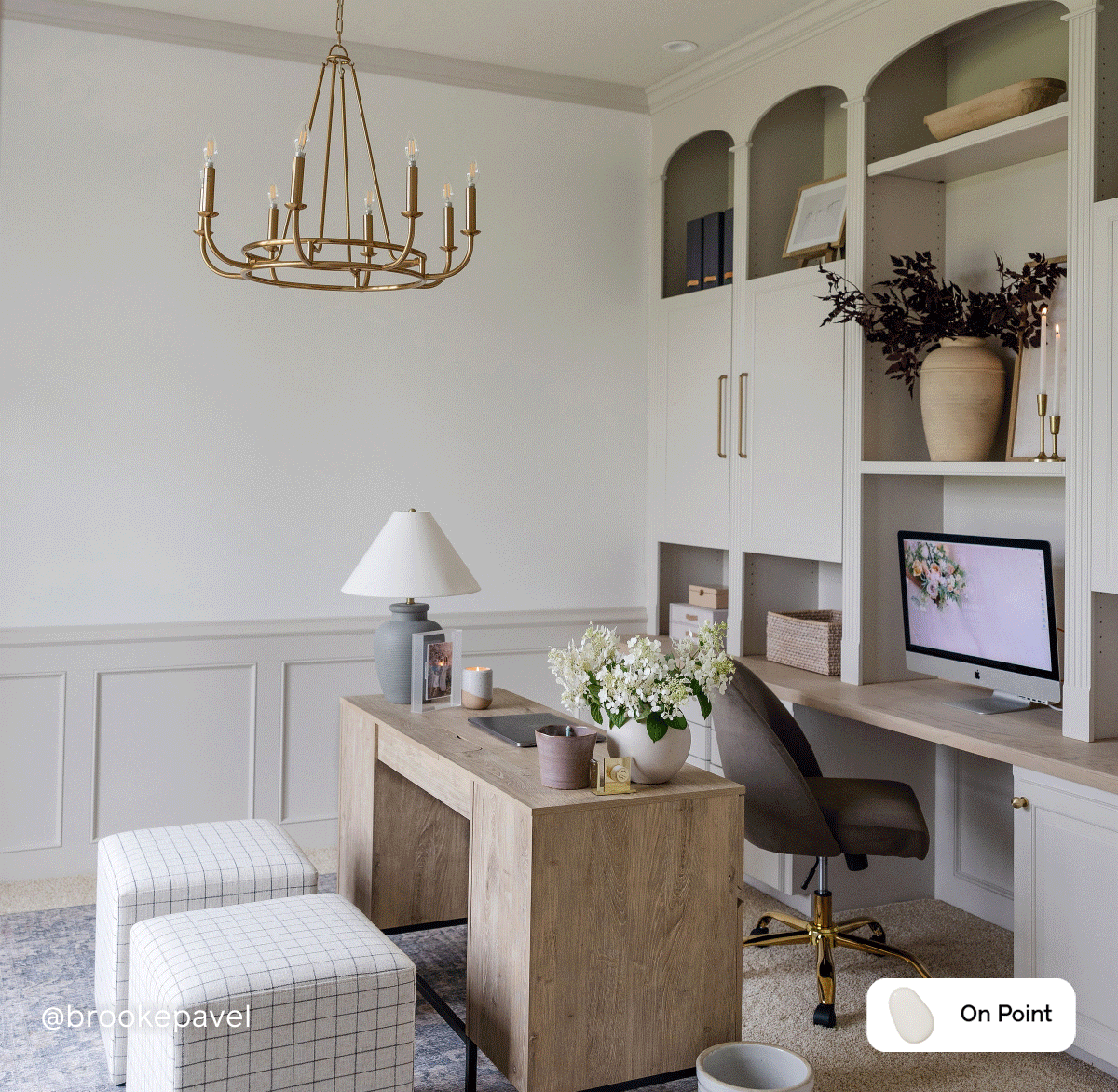 Gif of Clare painted spaces featuring two colors