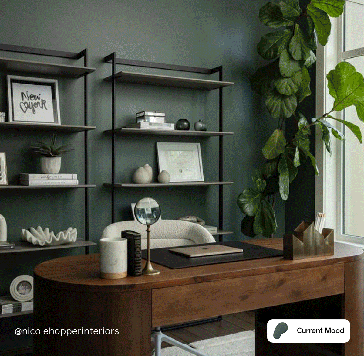 Gif of Clare painted space featuring moody hues Gif of Clare painted space featuring moody hues