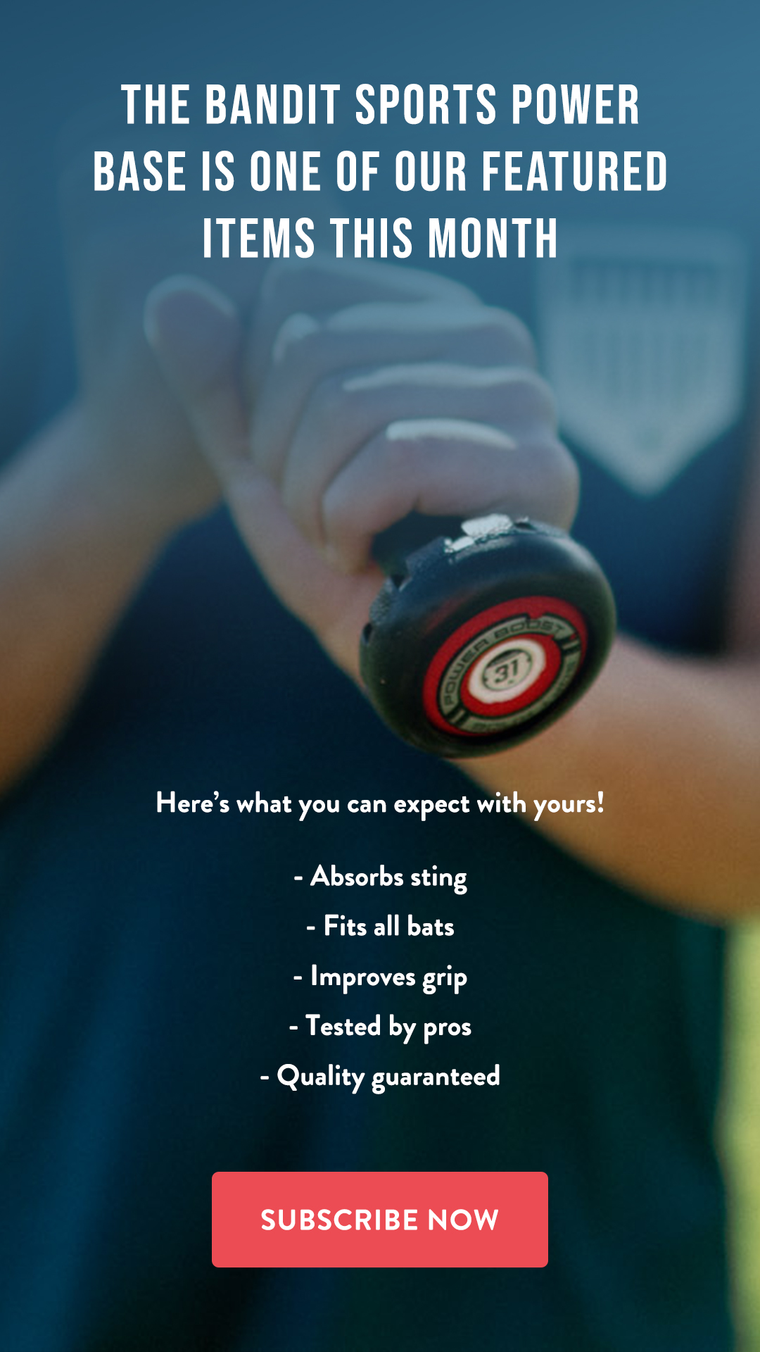 The Bandit Sports Power Base is one of our featured items this month