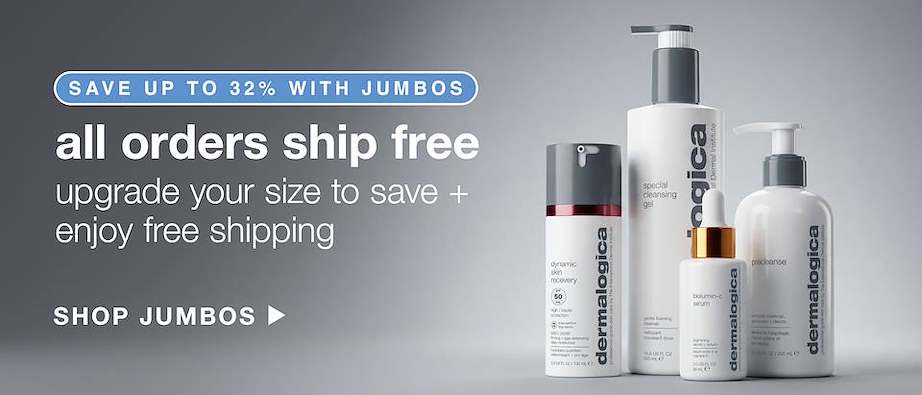 save up to 32% with jumbos | all orders ship free | upgrade your size to save + enjoy free shipping | SHOP JUMBOS