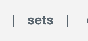 sets