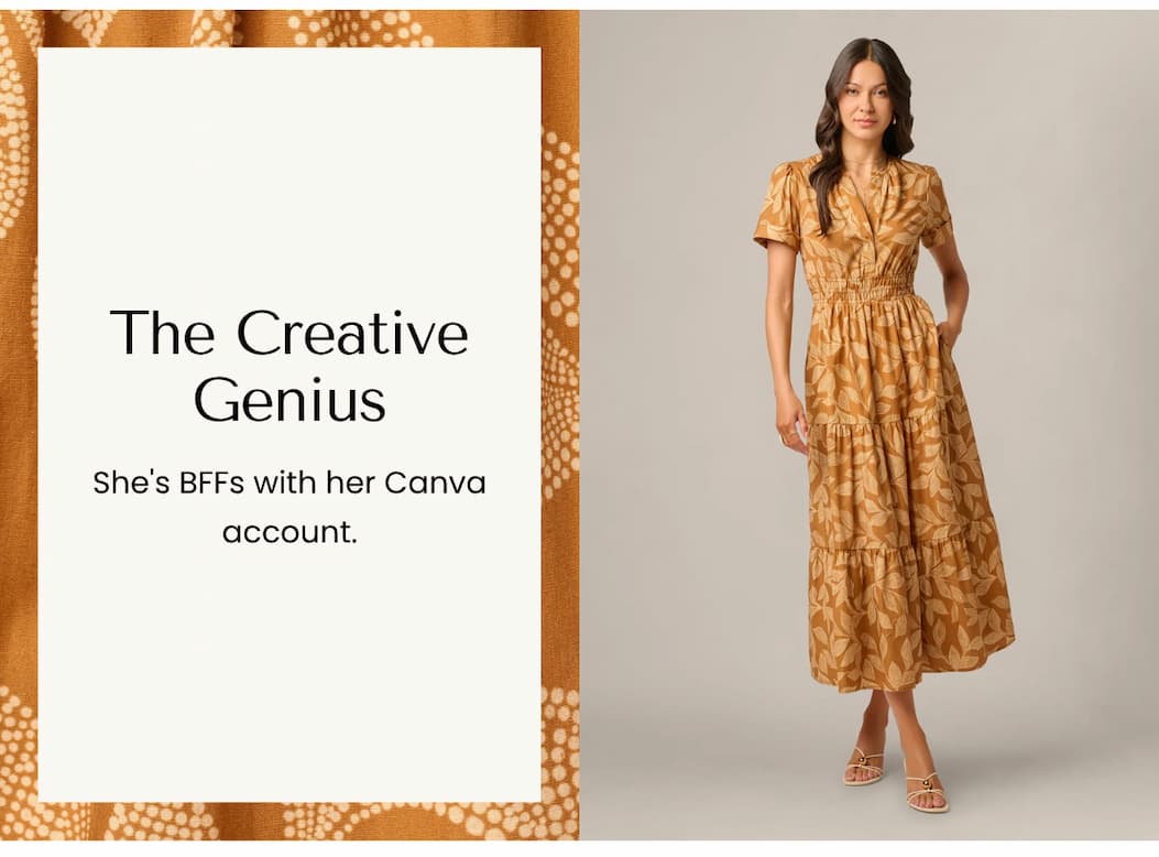 Short Sleeve Sophia Tiered Midi Dress In Cognac Multi