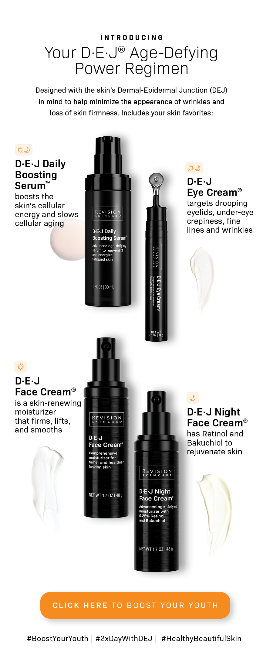 Your daily dose of D·E·J® Where science and skincare meet Revision