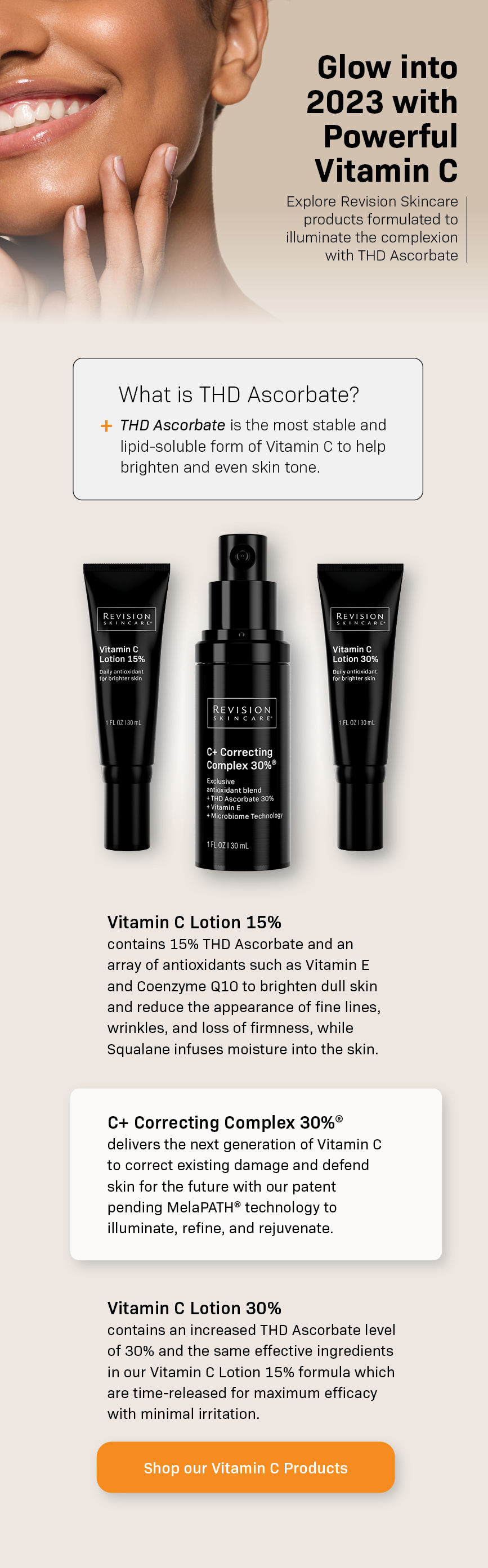 Experience the power of Vitamin C! Revision Skincare