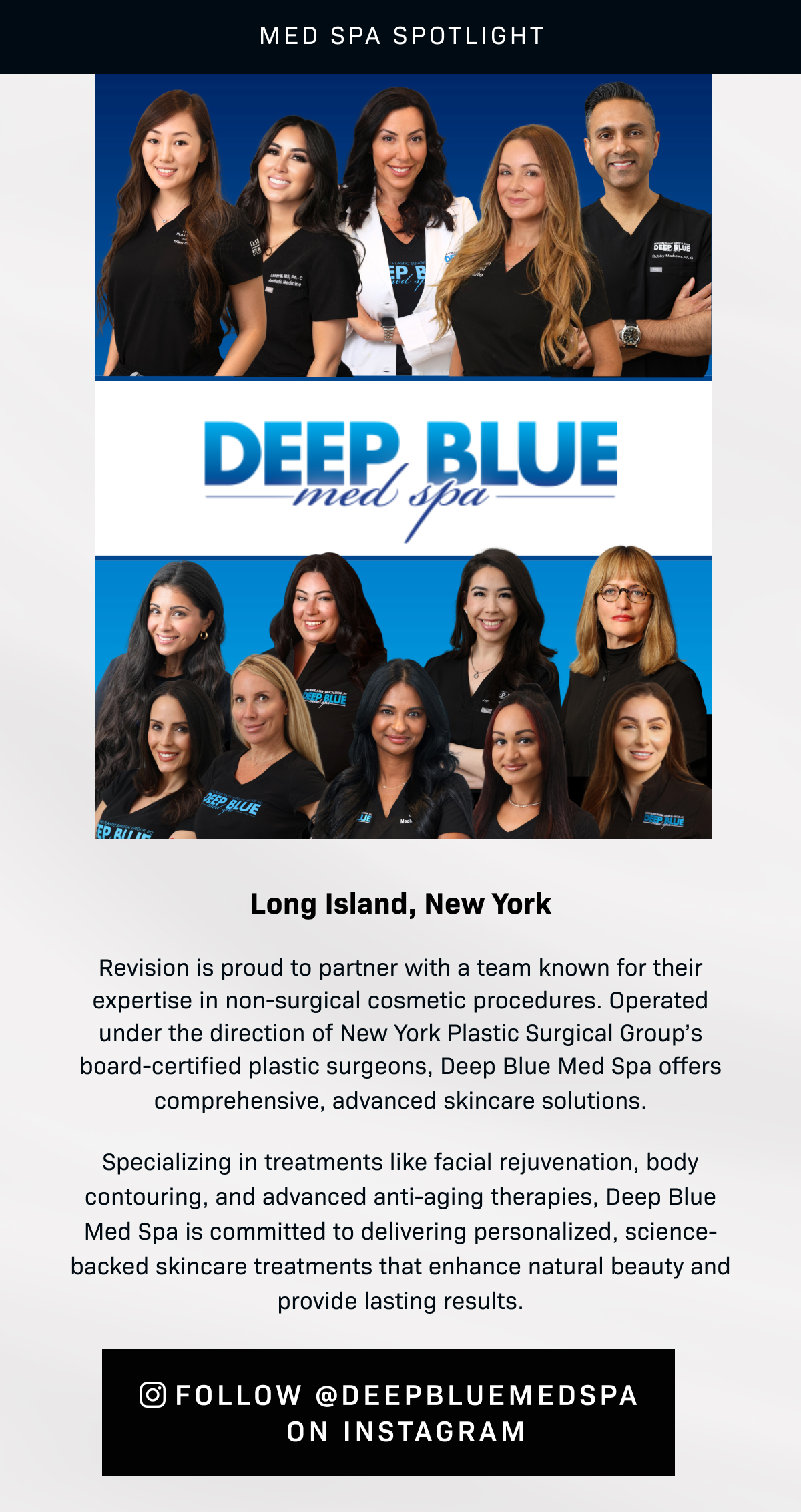 Deep Blue Med Spa East Hills Meet Deep Blue Med Spa - Revision Skincare