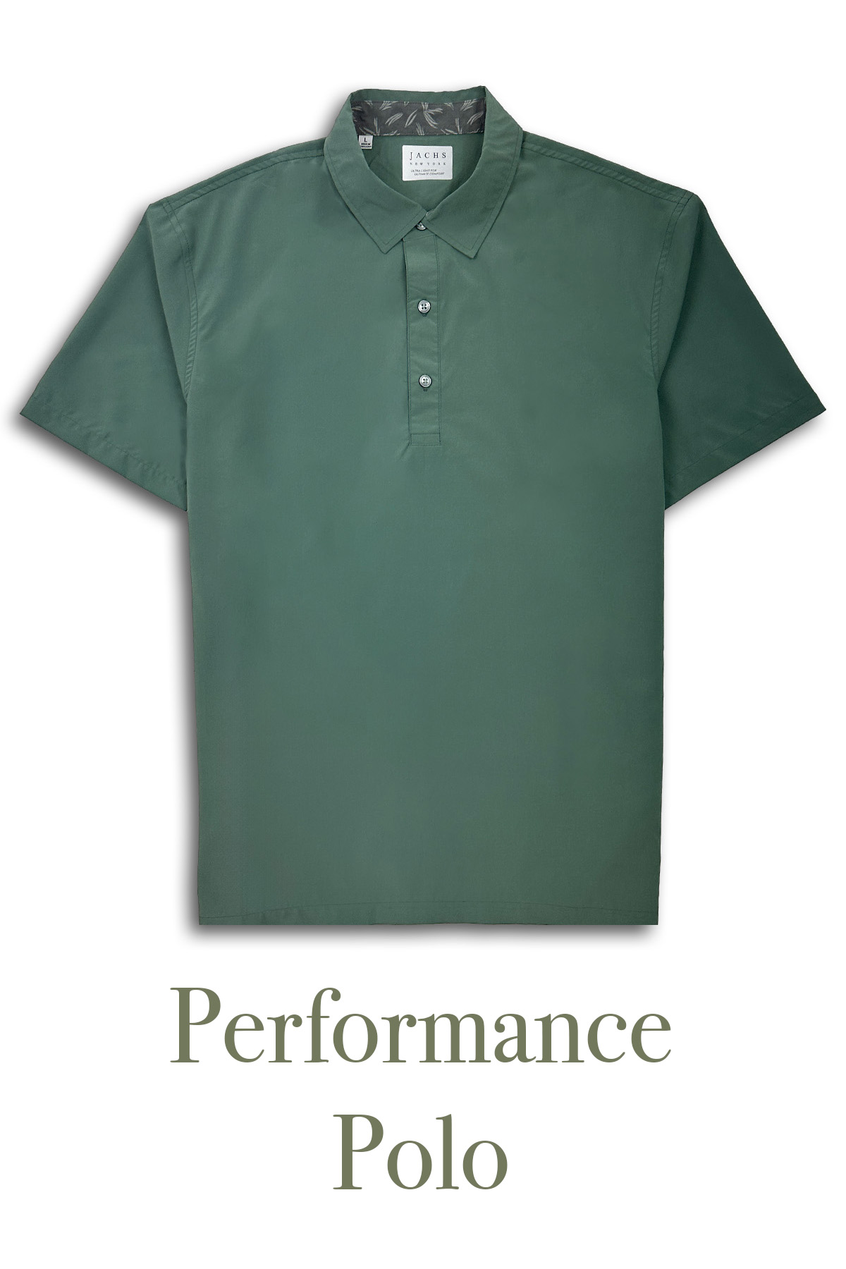 green performance polo