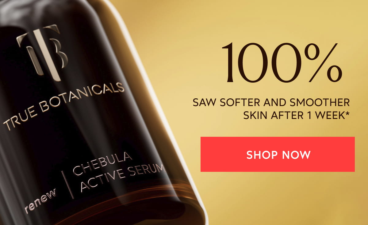 100% saw softer and smoother skin after 1 week*