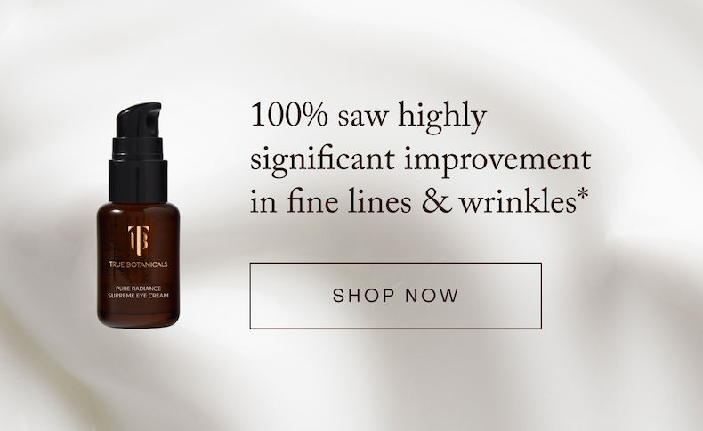 100% saw high significant improvement in fine lines and wrinkles when using our new eye cream