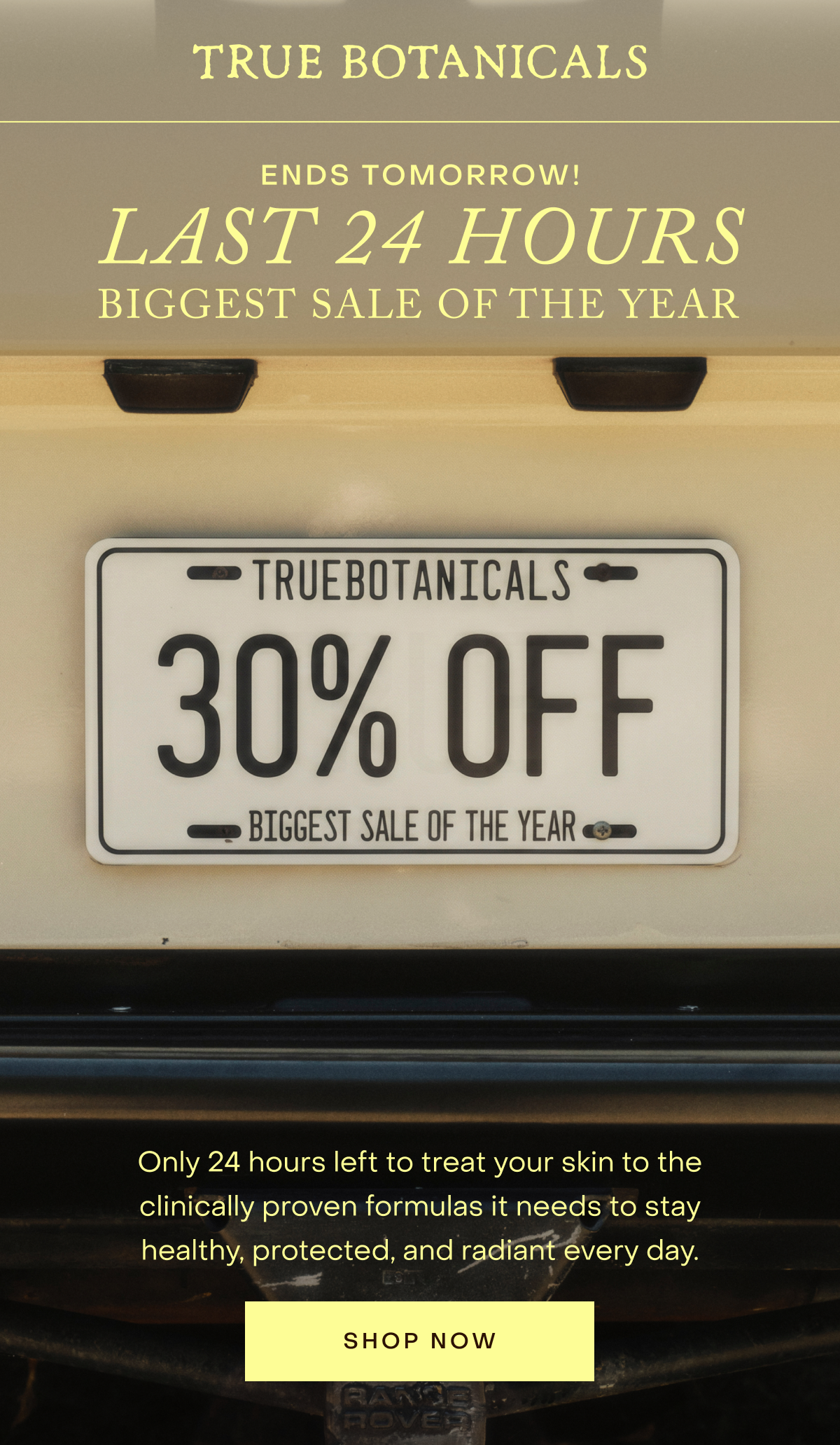 Biggest Sale of the Year