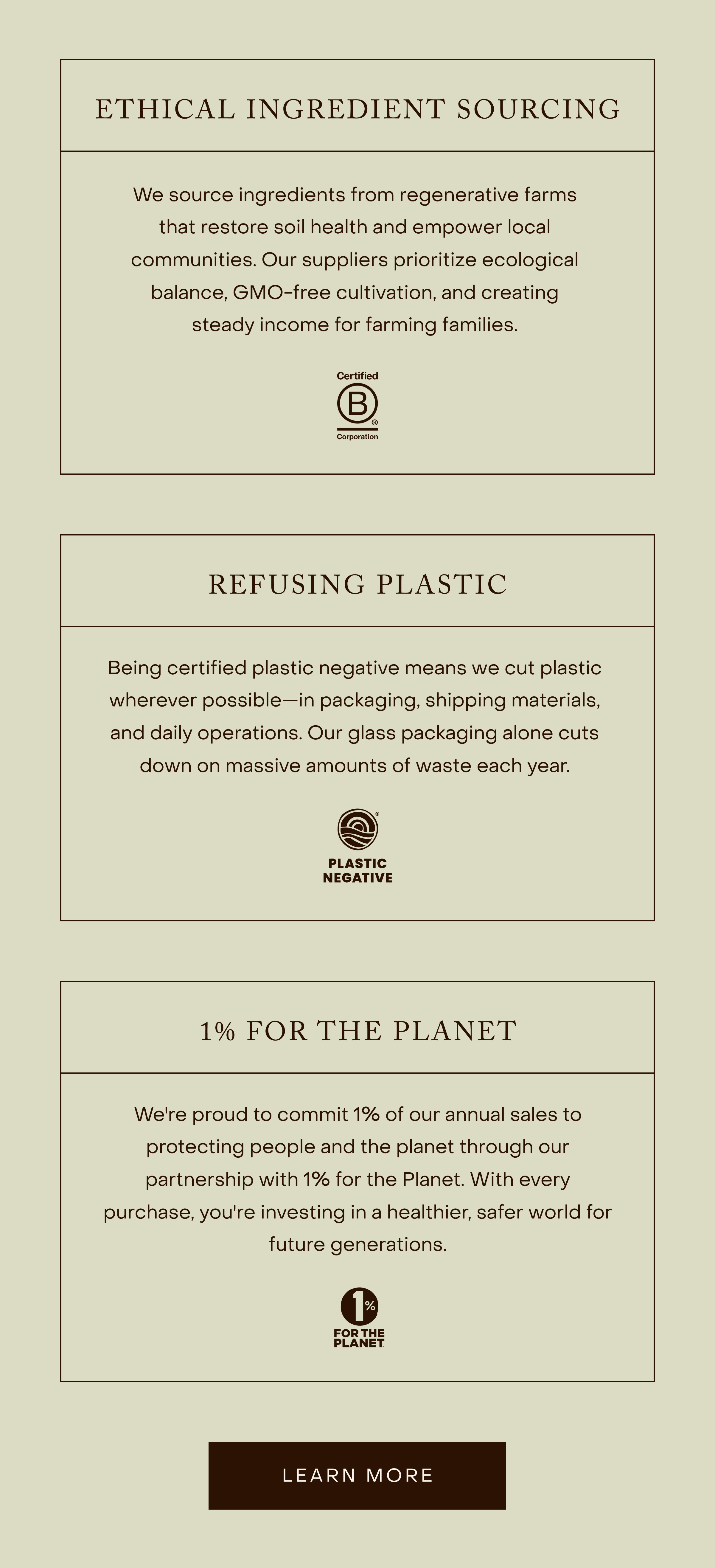 How we practice sustainability