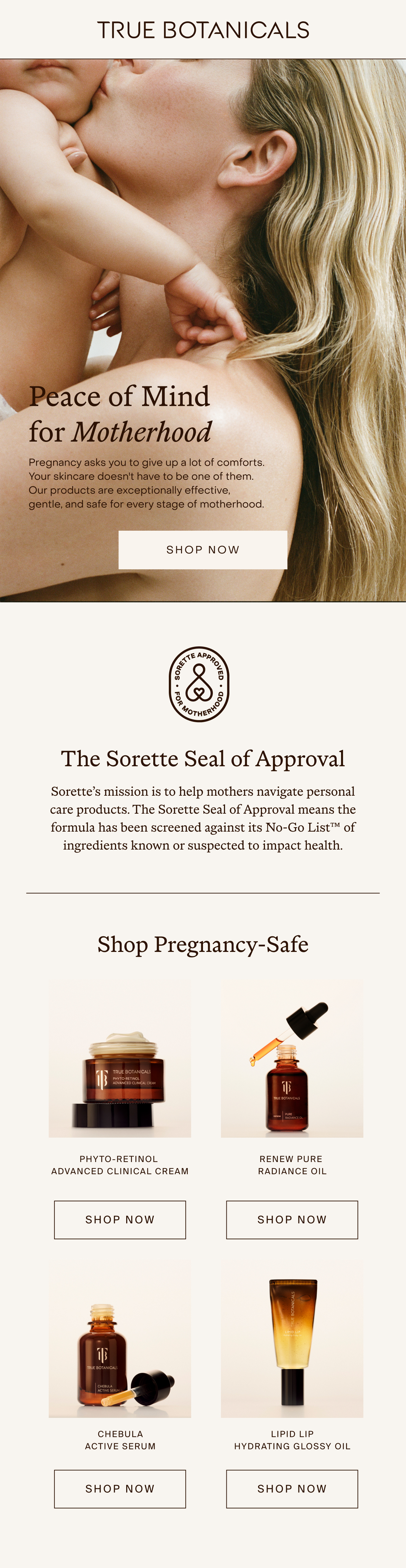 Pregnancy-safe skincare