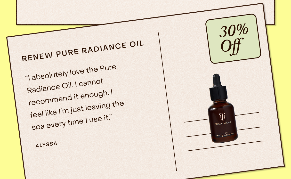 Renew Pure Radiance Oil