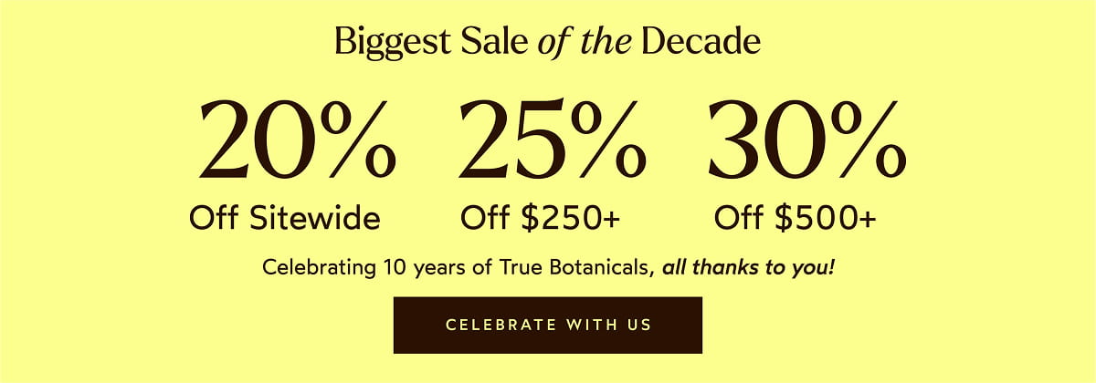 Biggest Sale of the Decade [Click here to Celebrate With Us]