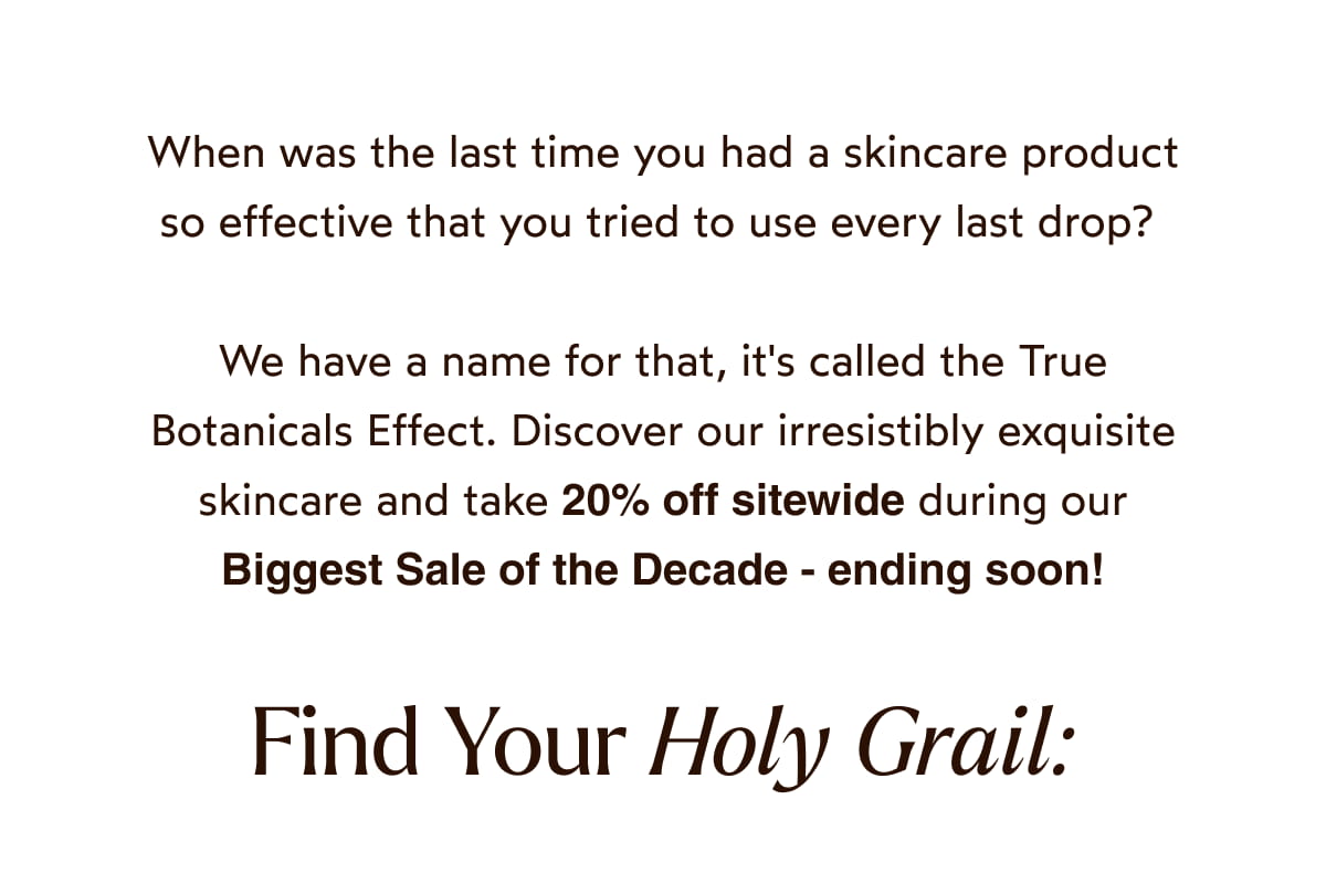 Find your Holy Grail