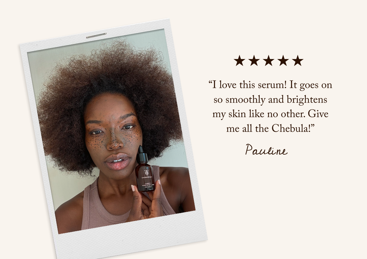 Chebula Active Serum 5 star review