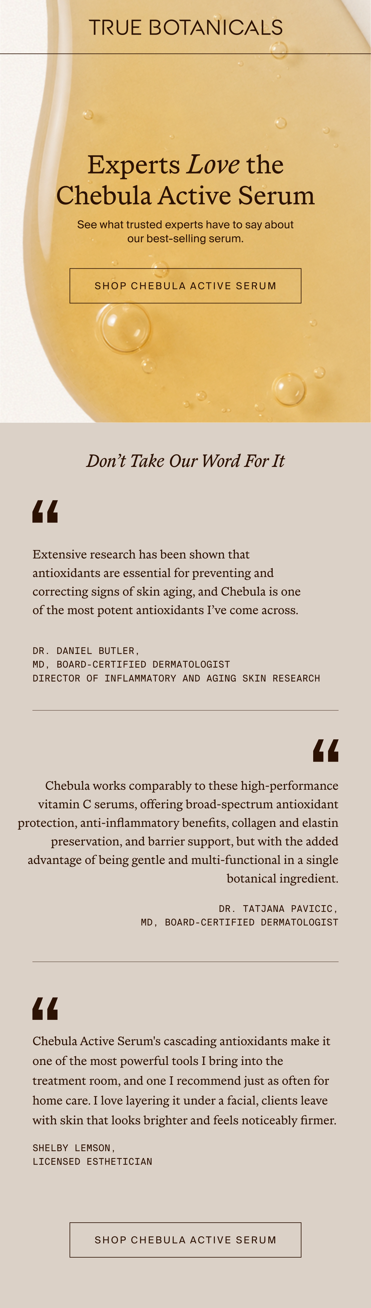 Chebula Active Serum