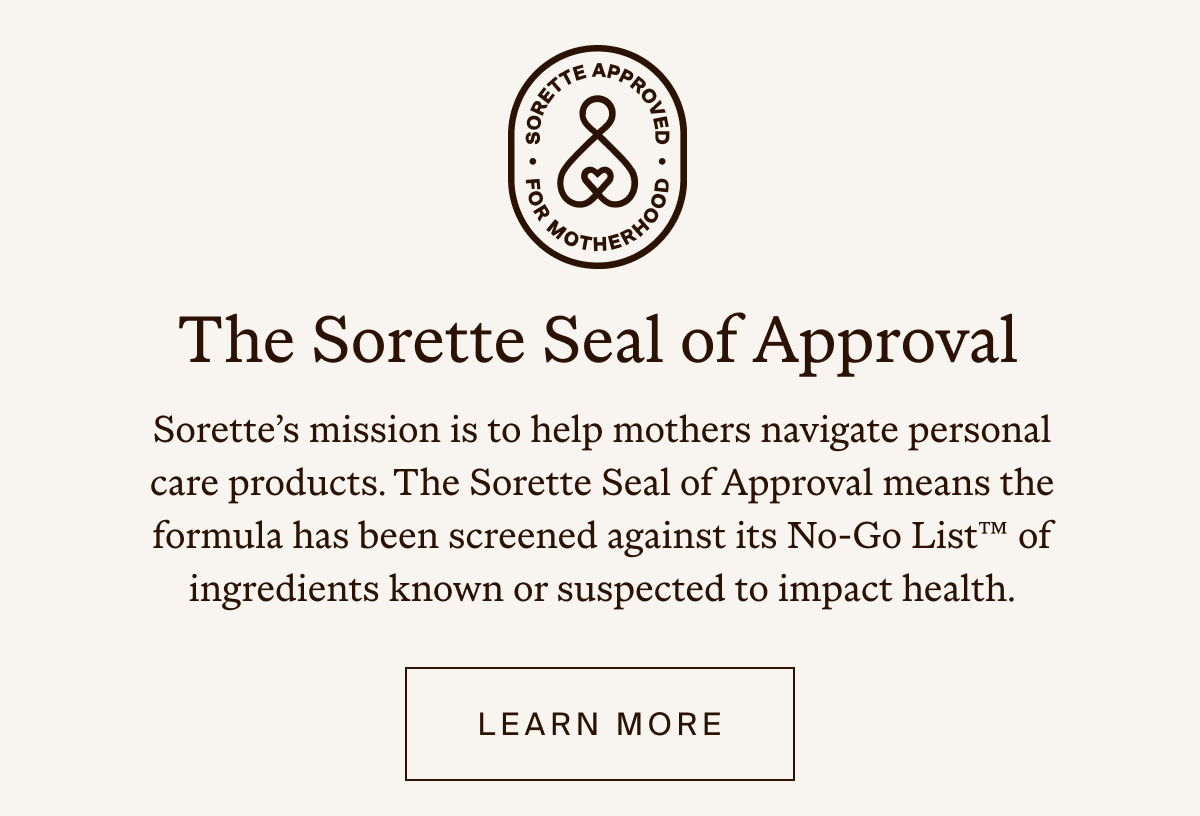 Sorette Seal of Approval