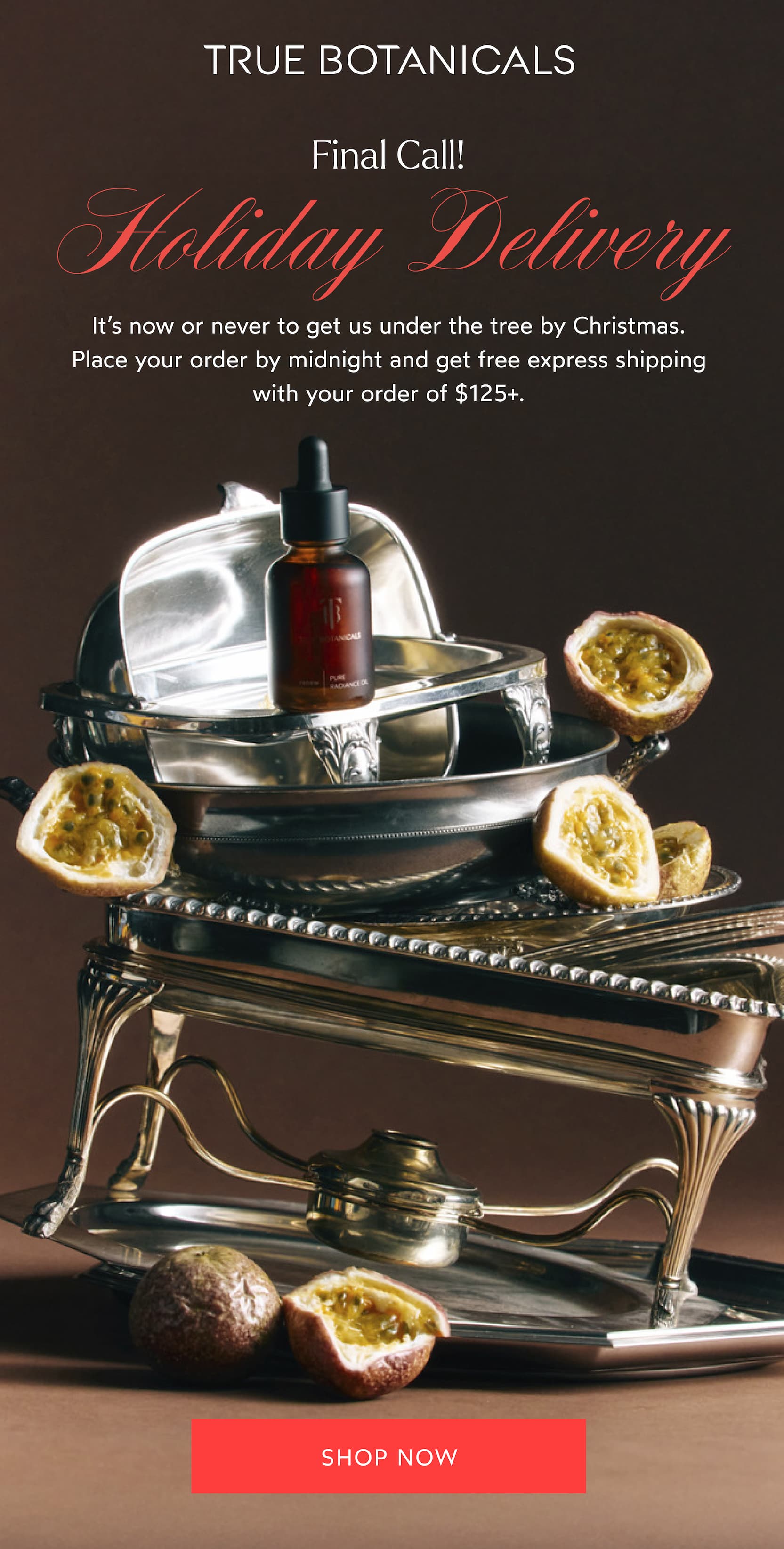 Final Call! Holiday Delivery