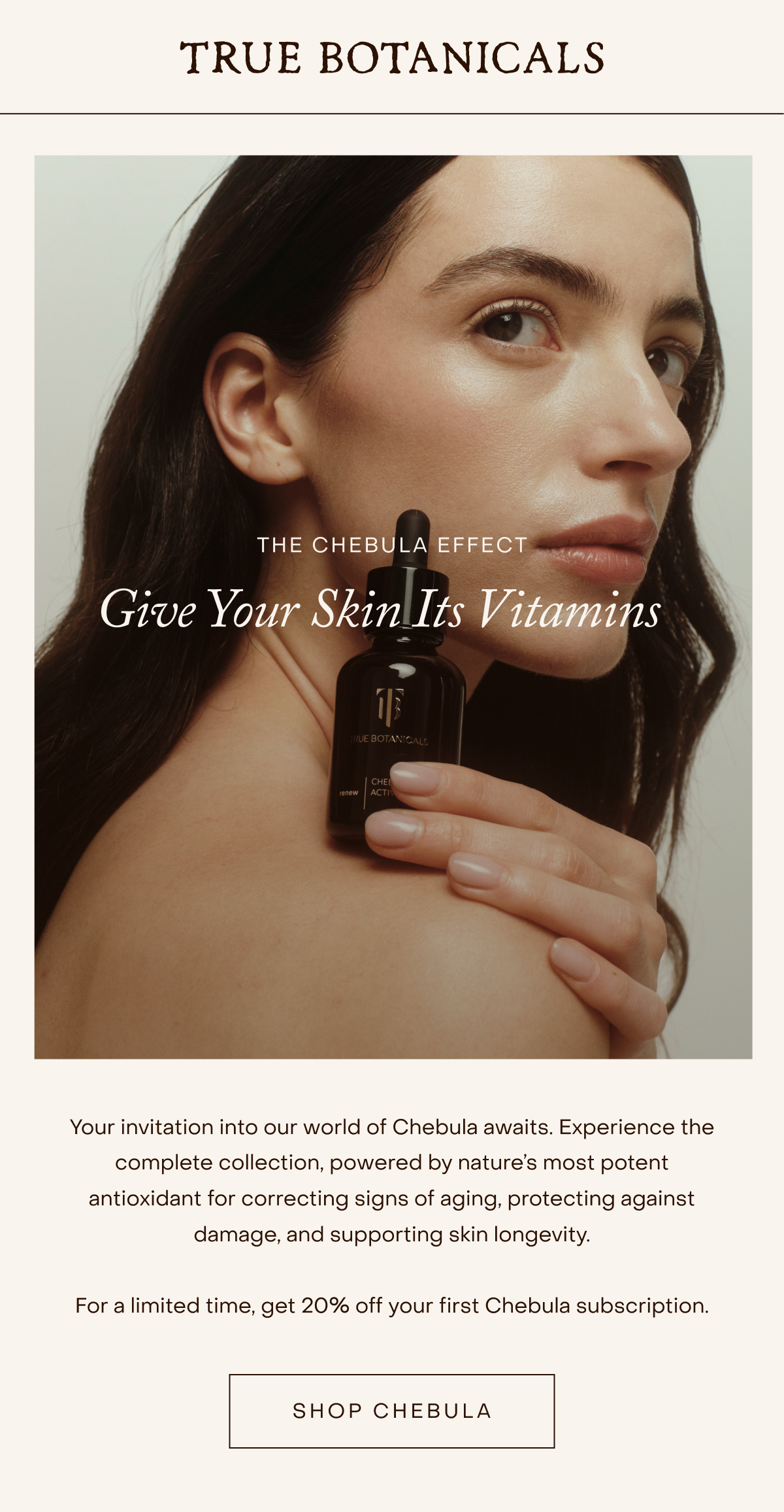 Experience the Chebula Collection, powered by nature's most potent antioxidant