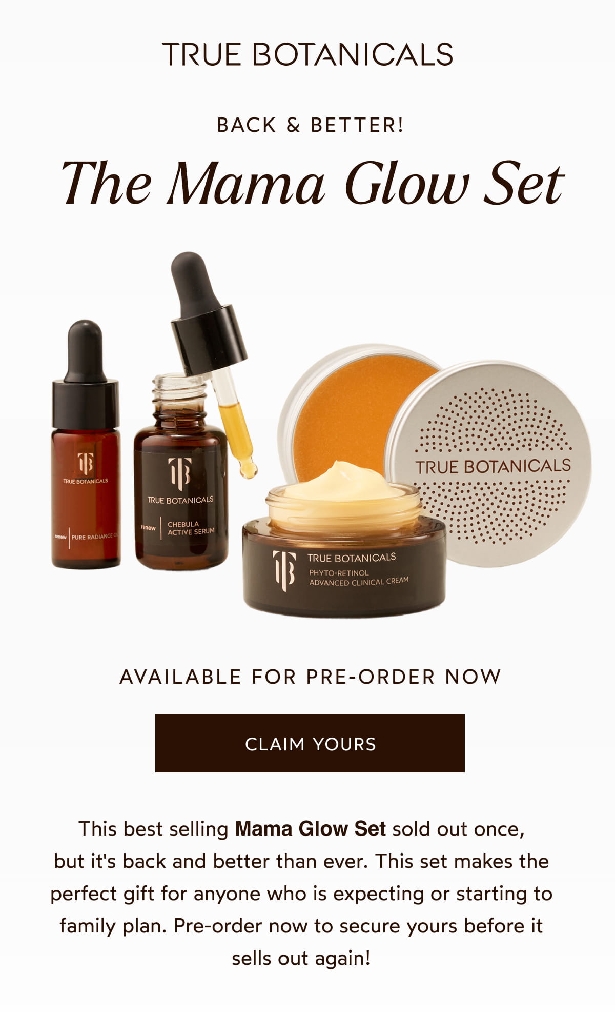 The Mama Glow Set - Available For Pre-Order Now [Click here to Claim Yours]