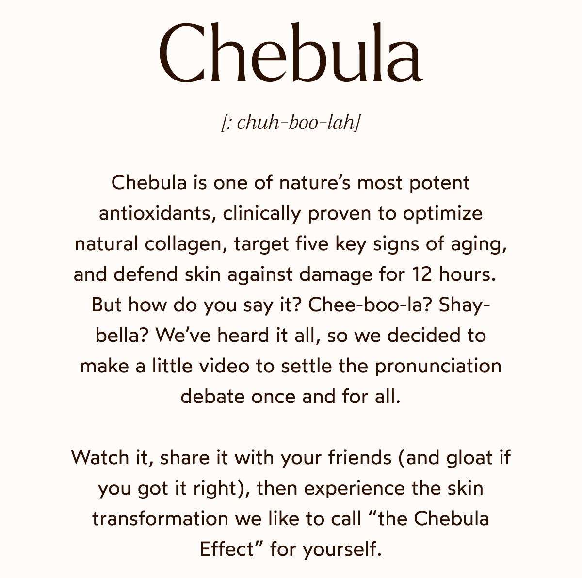 Chebula Description
