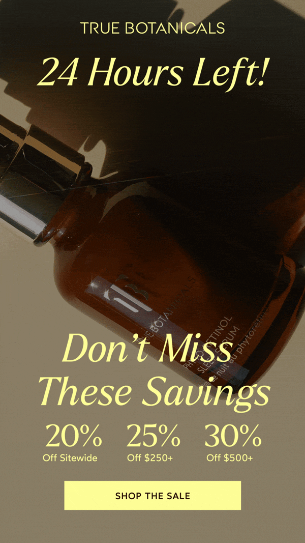 24 hours left! Don't miss these savings [Click here to Shop The Sale]