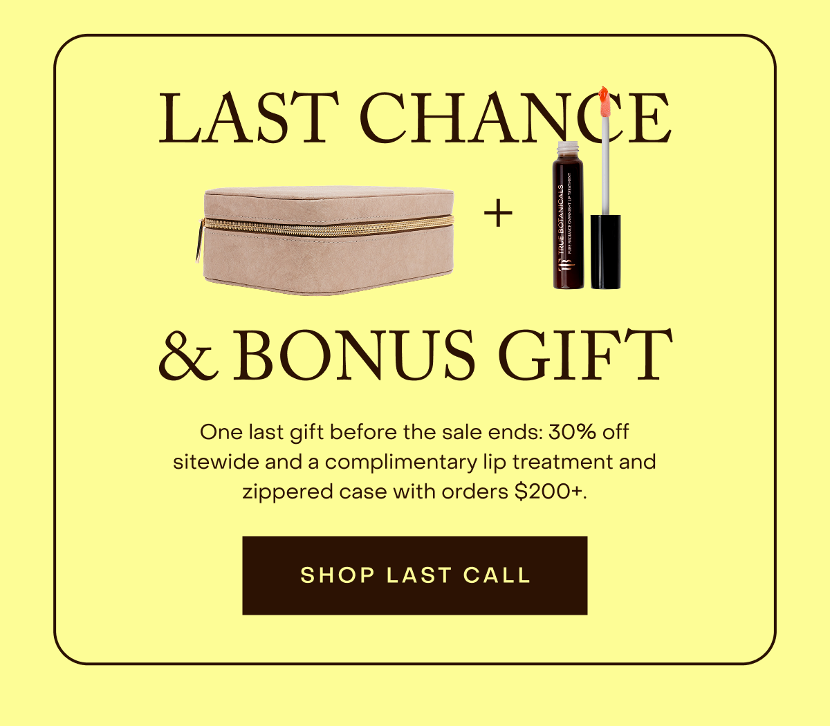 Biggest Sale of the Year gift with purchase