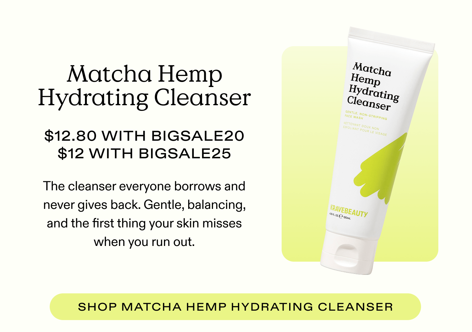 Shop Matcha Hemp Hydrating Cleanser