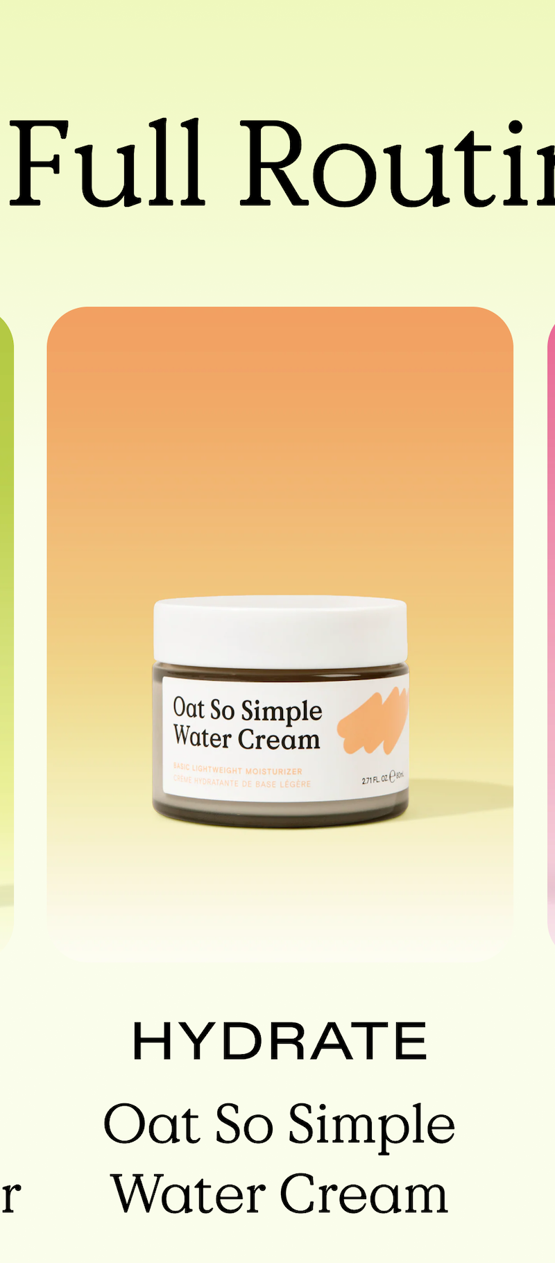 Oat so simple water cream