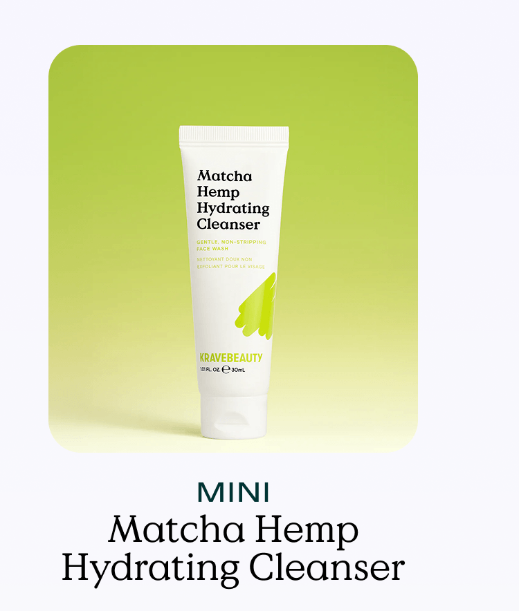 Mini Matcha Hemp Hydrating Cleanser