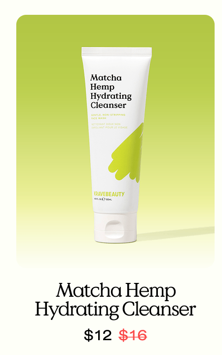 Matcha Hemp Hydrating Cleanser