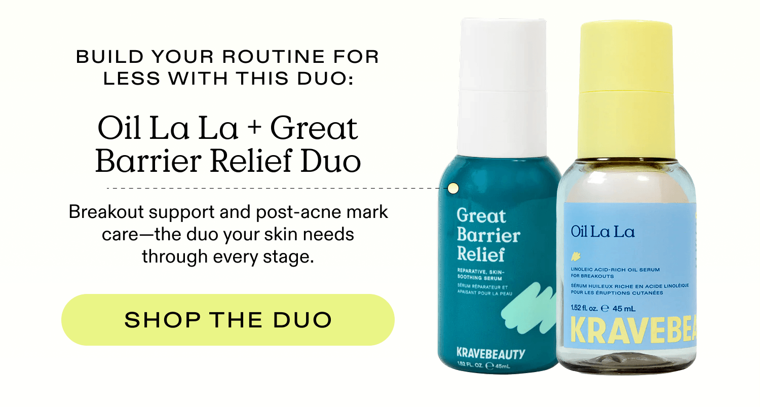 The Clearer Skin Duo: Oil La La + Great Berrier Relief